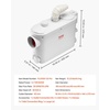 image:imageVEVOR 500W Macerator Pump 29 GPM Flow 26 ft8 m Head Macerator Sewerage Toilet Pump with 4 Water Inlets Waste Water Disposal Upflush Machine for Toilet Basement Shower Sink Laundry Bathtub500W for WallHung Toilets
