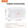 image:imageVEVOR 500W Macerator Pump 29 GPM Flow 26 ft8 m Head Macerator Sewerage Toilet Pump with 4 Water Inlets Waste Water Disposal Upflush Machine for Toilet Basement Shower Sink Laundry Bathtub350W Sink Sewage Pump