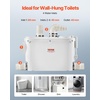 image:imageVEVOR 500W Macerator Pump 29 GPM Flow 26 ft8 m Head Macerator Sewerage Toilet Pump with 4 Water Inlets Waste Water Disposal Upflush Machine for Toilet Basement Shower Sink Laundry Bathtub500W for WallHung Toilets