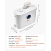 image:imageVEVOR 500W Macerator Pump 29 GPM Flow 26 ft8 m Head Macerator Sewerage Toilet Pump with 4 Water Inlets Waste Water Disposal Upflush Machine for Toilet Basement Shower Sink Laundry Bathtub900W