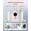 image:imageVEVOR 500W Macerator Pump 29 GPM Flow 26 ft8 m Head Macerator Sewerage Toilet Pump with 4 Water Inlets Waste Water Disposal Upflush Machine for Toilet Basement Shower Sink Laundry Bathtub500W