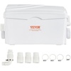image:imageVEVOR 500W Macerator Pump 29 GPM Flow 26 ft8 m Head Macerator Sewerage Toilet Pump with 4 Water Inlets Waste Water Disposal Upflush Machine for Toilet Basement Shower Sink Laundry Bathtub350W Sink Sewage Pump