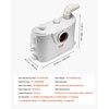 image:imageVEVOR 500W Macerator Pump 29 GPM Flow 26 ft8 m Head Macerator Sewerage Toilet Pump with 4 Water Inlets Waste Water Disposal Upflush Machine for Toilet Basement Shower Sink Laundry Bathtub500W