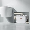 image:imageVEVOR 500W Macerator Pump 29 GPM Flow 26 ft8 m Head Macerator Sewerage Toilet Pump with 4 Water Inlets Waste Water Disposal Upflush Machine for Toilet Basement Shower Sink Laundry Bathtub500W for WallHung Toilets