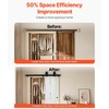 image:imageVEVOR 52 BiFolding Sliding Barn Door Hardware Track Kit Bifold Sliding Door Hardware Slide Smoothly Quietly Heavy Duty Easy to Install for Four 12 Closet Pantry Laundry Barn Doors No Door36 for 2 doors