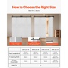 image:imageVEVOR 52 BiFolding Sliding Barn Door Hardware Track Kit Bifold Sliding Door Hardware Slide Smoothly Quietly Heavy Duty Easy to Install for Four 12 Closet Pantry Laundry Barn Doors No Door52 for 4 doors