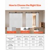 image:imageVEVOR 52 BiFolding Sliding Barn Door Hardware Track Kit Bifold Sliding Door Hardware Slide Smoothly Quietly Heavy Duty Easy to Install for Four 12 Closet Pantry Laundry Barn Doors No Door60 for 4 doors
