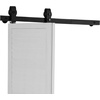 image:imageVEVOR 52 BiFolding Sliding Barn Door Hardware Track Kit Bifold Sliding Door Hardware Slide Smoothly Quietly Heavy Duty Easy to Install for Four 12 Closet Pantry Laundry Barn Doors No Door36 for 2 doors