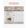 image:imageVEVOR 52 BiFolding Sliding Barn Door Hardware Track Kit Bifold Sliding Door Hardware Slide Smoothly Quietly Heavy Duty Easy to Install for Four 12 Closet Pantry Laundry Barn Doors No Door76 for 4 doors