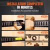 image:imageVEVOR 5ft E Track TieDown Rail Kit 18PCS 5 ETracks Set Includes 4 Steel Rails amp 8 ORing Anchors amp 4 TieOffs with DRing amp 2 Ratchet Straps Securing Accessories for Cargo Motorcycles 2000 lbs