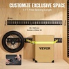 image:imageVEVOR 5ft E Track TieDown Rail Kit 18PCS 5 ETracks Set Includes 4 Steel Rails amp 8 ORing Anchors amp 4 TieOffs with DRing amp 2 Ratchet Straps Securing Accessories for Cargo Motorcycles 2000 lbs