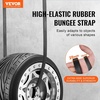 image:imageVEVOR 6 Piece Bungee Cords with Hooks 72 Inch Heavy Duty Bungee Straps 12 mm Elastic Bungee Ropes Set for Camping Tarps Motorcycle Truck and Tent White with Blue Stripes15 6cs  21 10pcs  36 4pcs