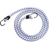 image:imageVEVOR 6 Piece Bungee Cords with Hooks 72 Inch Heavy Duty Bungee Straps 12 mm Elastic Bungee Ropes Set for Camping Tarps Motorcycle Truck and Tent White with Blue Stripes72 Inch 6pcs