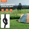image:imageVEVOR 716 Inch Double Braid Polyester Rope 200 Feet Nylon Pulling Rope 880LB High Force Polyester Load Sailing Rope for Arborist Gardening MarineNylon