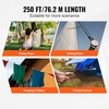 image:imageVEVOR 716 Inch Double Braid Polyester Rope 200 Feet Nylon Pulling Rope 880LB High Force Polyester Load Sailing Rope for Arborist Gardening MarineNylon