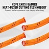 image:imageVEVOR 716 Inch Double Braid Polyester Rope 200 Feet Nylon Pulling Rope 880LB High Force Polyester Load Sailing Rope for Arborist Gardening MarinePolyester