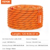 image:imageVEVOR 716 Inch Double Braid Polyester Rope 200 Feet Nylon Pulling Rope 880LB High Force Polyester Load Sailing Rope for Arborist Gardening MarinePolyester
