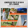 image:imageVEVOR 716 Inch Double Braid Polyester Rope 200 Feet Nylon Pulling Rope 880LB High Force Polyester Load Sailing Rope for Arborist Gardening MarinePolyester