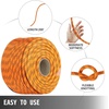 image:imageVEVOR 716 Inch Double Braid Polyester Rope 200 Feet Nylon Pulling Rope 880LB High Force Polyester Load Sailing Rope for Arborist Gardening MarinePolyester