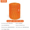 image:imageVEVOR 716 Inch Double Braid Polyester Rope 200 Feet Nylon Pulling Rope 880LB High Force Polyester Load Sailing Rope for Arborist Gardening MarinePolyester