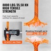 image:imageVEVOR 716 Inch Double Braid Polyester Rope 200 Feet Nylon Pulling Rope 880LB High Force Polyester Load Sailing Rope for Arborist Gardening MarinePolyester