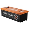 image:imageVEVOR 72V 704V 105AH Lithium Golf Cart Battery with 15A Charger Lifepo4 Battery Kit Builtin 200A BMS with Bluetooth amp Touch Monitor 2C Discharge 4000 Cycles for Golf Carts Trolling Motors