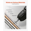 image:imageVEVOR 8 Self Drilling Wood Screws 34 Inch Long 350 PCS Truss Head Phillips Drive Stainless Steel Full Thread Screws with Screwdriver Bit Included Silver AllPurpose Wood Fasteners