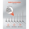 image:imageVEVOR 8 Self Drilling Wood Screws 34 Inch Long 350 PCS Truss Head Phillips Drive Stainless Steel Full Thread Screws with Screwdriver Bit Included Silver AllPurpose Wood Fasteners