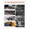 image:imageVEVOR 80Piece Premium Magnetic Impact Nut Driver Set Metric amp SAE Sizes with Socket Adapters Bit Holder Wing Nut Driver Universal Sockets Quick Release Extension Power Bits Storage Box80 PCS