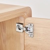 image:imageVEVOR Cabinet Hinges 30 Packs Partial Overlay Kitchen Cabinet Door Hinges 105 Degree Opening Angel Soft Close Concealed Cupboard Hinges for Framed Cabinet Type with Mounting Screws