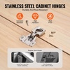 image:imageVEVOR Cabinet Hinges 30 Packs Partial Overlay Kitchen Cabinet Door Hinges 105 Degree Opening Angel Soft Close Concealed Cupboard Hinges for Framed Cabinet Type with Mounting Screws