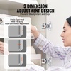 image:imageVEVOR Cabinet Hinges 30 Packs Partial Overlay Kitchen Cabinet Door Hinges 105 Degree Opening Angel Soft Close Concealed Cupboard Hinges for Framed Cabinet Type with Mounting Screws