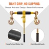 image:imageVEVOR Chain and Binder Kit 3812 Ratchet Load Binders 9200 lbs Working Load Limit 38 x 10 G80 Chains with Grab Hooks Ratchet Binders and Chains for Truck Tie Down Hauling Towing 2 Set2P 20ft