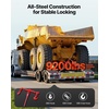 image:imageVEVOR Chain and Binder Kit 3812 Ratchet Load Binders 9200 lbs Working Load Limit 38 x 10 G80 Chains with Grab Hooks Ratchet Binders and Chains for Truck Tie Down Hauling Towing 2 Set8P 10ft