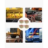 image:imageVEVOR Chain and Binder Kit 3812 Ratchet Load Binders 9200 lbs Working Load Limit 38 x 10 G80 Chains with Grab Hooks Ratchet Binders and Chains for Truck Tie Down Hauling Towing 2 Set4P 10ft