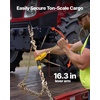 image:imageVEVOR Chain and Binder Kit 3812 Ratchet Load Binders 9200 lbs Working Load Limit 38 x 10 G80 Chains with Grab Hooks Ratchet Binders and Chains for Truck Tie Down Hauling Towing 2 Set4P 20ft