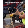 image:imageVEVOR Chain and Binder Kit 3812 Ratchet Load Binders 9200 lbs Working Load Limit 38 x 10 G80 Chains with Grab Hooks Ratchet Binders and Chains for Truck Tie Down Hauling Towing 2 Set2P 2ft