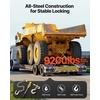 image:imageVEVOR Chain and Binder Kit 3812 Ratchet Load Binders 9200 lbs Working Load Limit 38 x 10 G80 Chains with Grab Hooks Ratchet Binders and Chains for Truck Tie Down Hauling Towing 2 Set2P 2ft