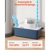 image:imageVEVOR Condensate Pump 124 HP 110 GPH 24 ft Lift 100240V Automatic AC Condensation Removal Pump with Safety Switch amp 20 ft Tubing for Air Conditioner Dehumidifier HVAC Furnace Ice Maker22 ft Lift