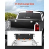 image:imageVEVOR Crossover Truck Tool Box 71x27x18 In Heavy Duty Aluminum Toolbox with Diamond Texture Pick Up Truck Bed RV Trailer Toolbox Waterproof Storage Organizer with Lock Keys Side Handles Black712718