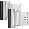 image:imageVEVOR Door Reinforcement Lock 2 Pack Home Security Door Lock with 3 Inch Stop Withstand 800 lbs of Force with 8 Screws for InwardOpening Aluminum Alloy Add Extra High Security to Your Home