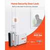 image:imageVEVOR Door Reinforcement Lock 2 Pack Home Security Door Lock with 3 Inch Stop Withstand 800 lbs of Force with 8 Screws for InwardOpening Aluminum Alloy Add Extra High Security to Your Home