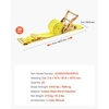 image:imageVEVOR E Track Ratchet Straps 30Pack 2 x 15ETrack Straps 4400 LBS Breaking Strength Polyester Webbing amp Spring Fitting amp Ratchets Durable TieDowns for Tires Motorcycles Trailers Loads Yellow2 x 15  30 PACK