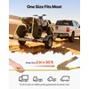 image:imageVEVOR E Track Ratchet Straps 30Pack 2 x 15ETrack Straps 4400 LBS Breaking Strength Polyester Webbing amp Spring Fitting amp Ratchets Durable TieDowns for Tires Motorcycles Trailers Loads Yellow2 x 30  10 PACK