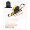 image:imageVEVOR E Track Ratchet Straps 30Pack 2 x 15ETrack Straps 4400 LBS Breaking Strength Polyester Webbing amp Spring Fitting amp Ratchets Durable TieDowns for Tires Motorcycles Trailers Loads Yellow2 x 30  10 PACK