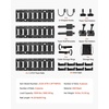image:imageVEVOR ETrack TieDown Rail Kit 4 Pack 13 ft E Track Rails 2 UShaped Hooks 2 Tool Holders 2 Track Shelf Brackets 2 Tire Holders 2 Cable Storage Rings 8 End Caps amp 1 Bag Fit for Vans Trailers19 PACK