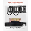 image:imageVEVOR ETrack TieDown Rail Kit 4 Pack 13 ft E Track Rails 2 UShaped Hooks 2 Tool Holders 2 Track Shelf Brackets 2 Tire Holders 2 Cable Storage Rings 8 End Caps amp 1 Bag Fit for Vans Trailers19 PACK