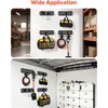 image:imageVEVOR ETrack TieDown Rail Kit 4 Pack 13 ft E Track Rails 2 UShaped Hooks 2 Tool Holders 2 Track Shelf Brackets 2 Tire Holders 2 Cable Storage Rings 8 End Caps amp 1 Bag Fit for Vans Trailers19 PACK