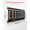 image:imageVEVOR ETrack TieDown Rail Kit 4 Pack 16 Etracks Rails with 21Pcs Accessories 2 Ratchet Straps amp 4 ORings amp 4 TieOffs with DRing amp 2 Single Slots amp 8 End Caps amp 1 Bag for Garages Trailers21 PACK
