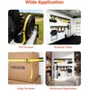 image:imageVEVOR ETrack TieDown Rail Kit 6 Pack 5 ft E Track Rails 26 Pcs Includes 2 Ratchet Straps amp 6 ORings amp 6 TieOffs with DRing amp 12 End Caps Fit for Garages Vans Trailers Motorcycles5 FT 26Pcs